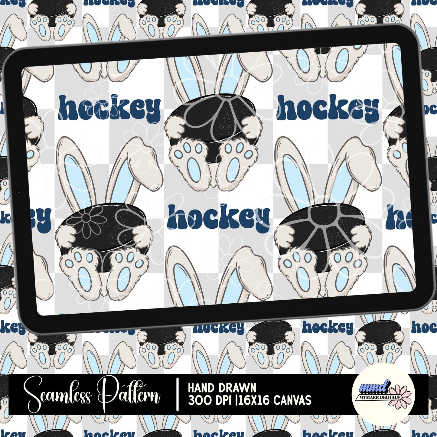 Sport Bunny Seamless | MULTIPLE SPORT OPTIONS | Repeating Pattern | FDD