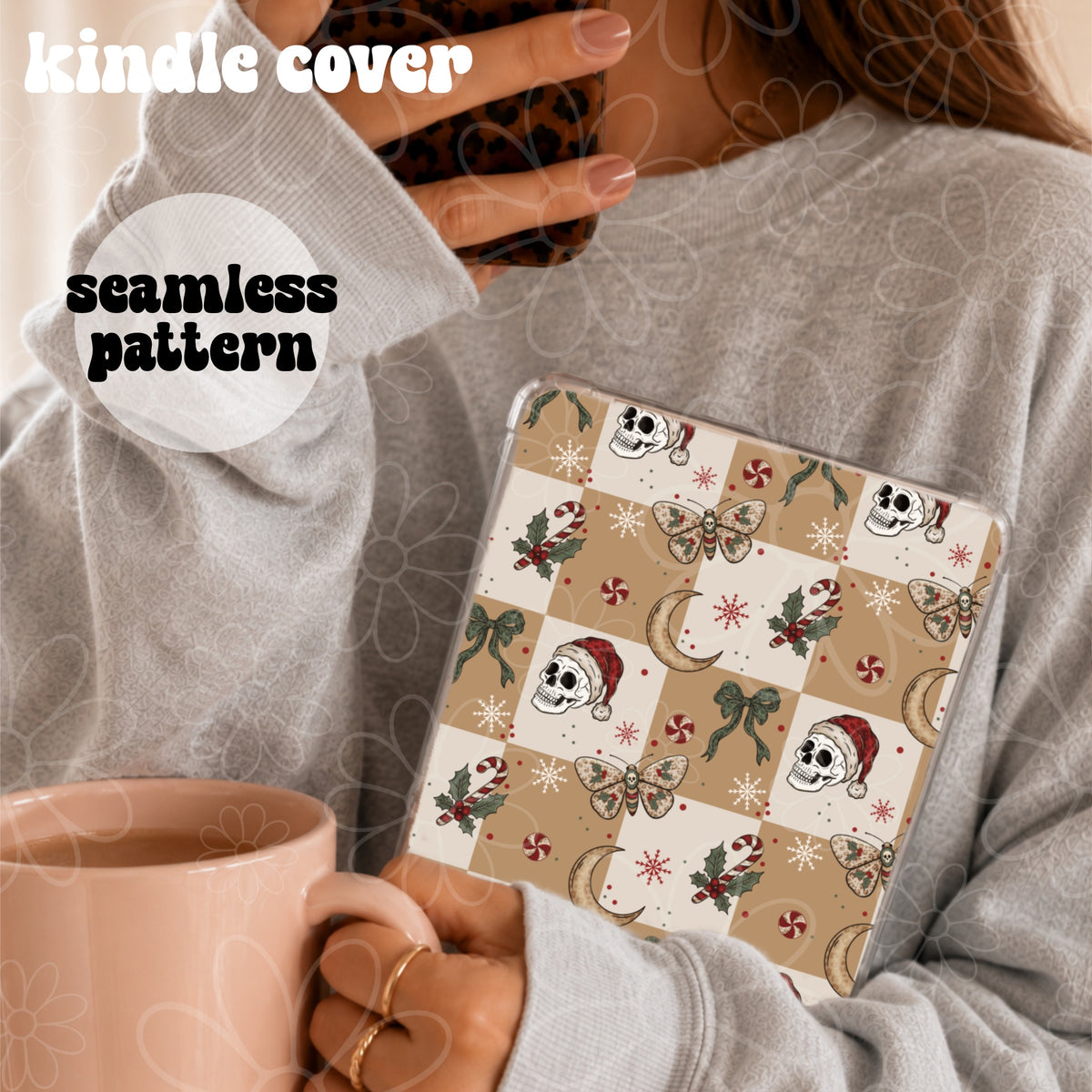 Haunted Christmas Seamless | Repeating Pattern