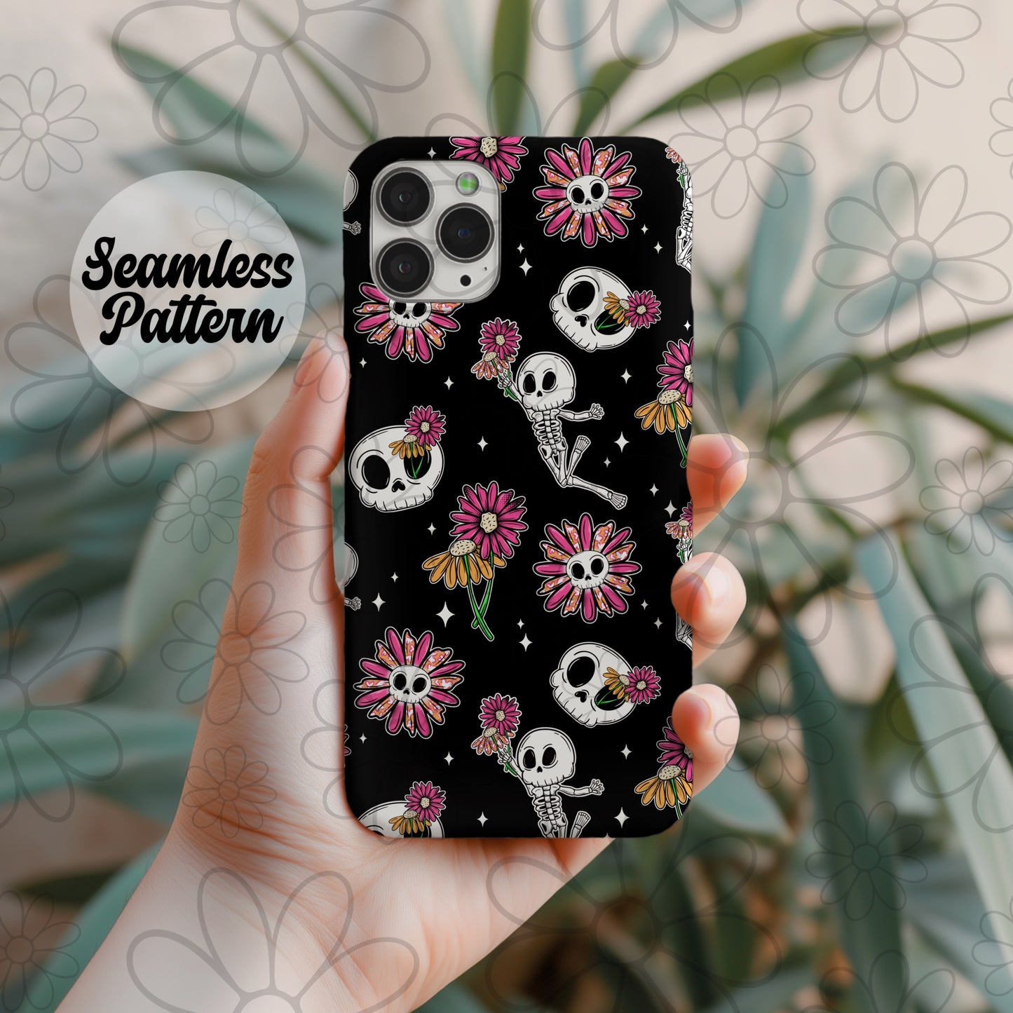 Spooky Spring Seamless | Repeating Pattern | February 26
