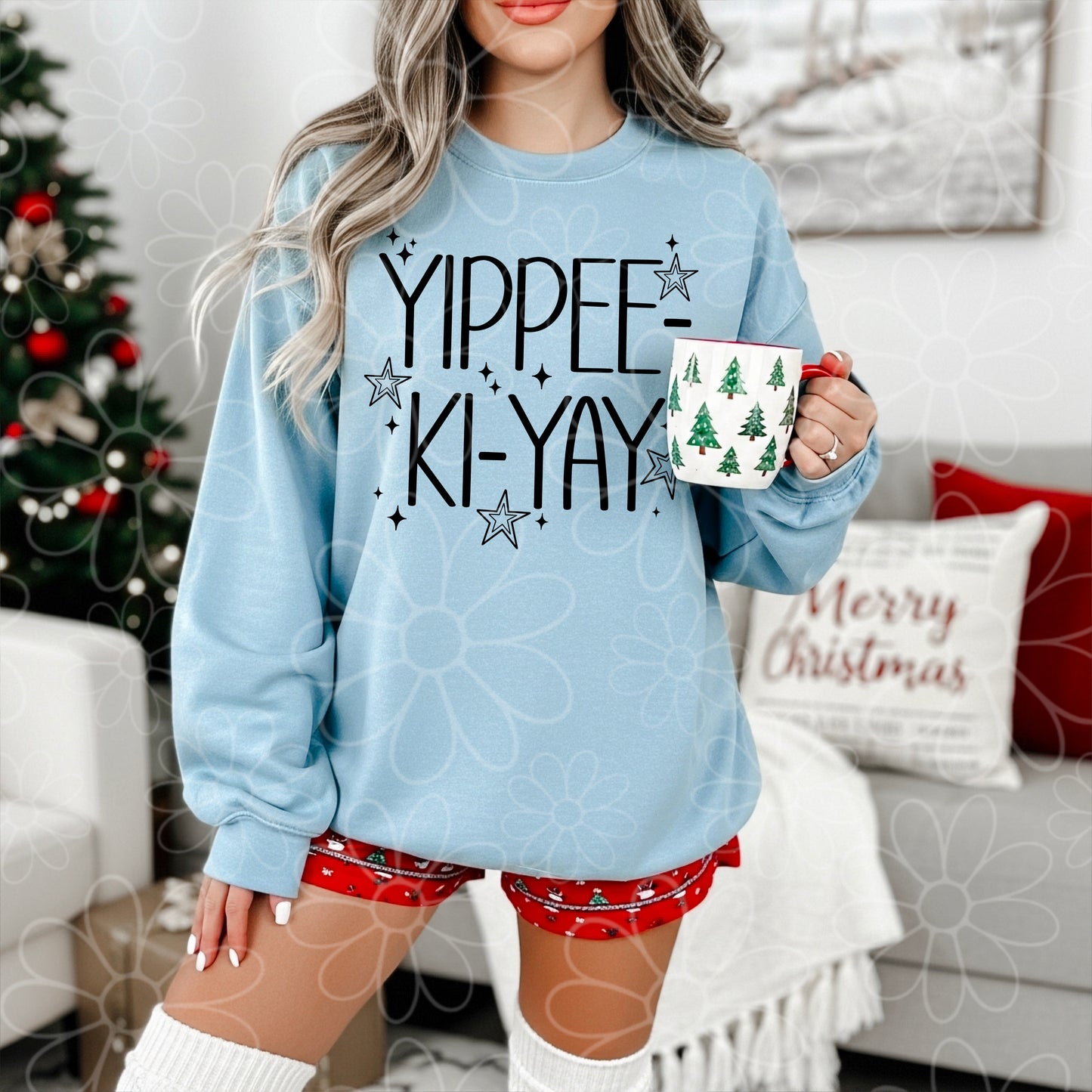 Yippie Ki-Yay | Single Color | PNG