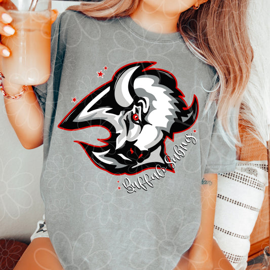 Retro Buffalo Hockey | PNG |