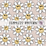 Basic Smile Floral  : Seamless Design