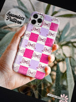 Checker Lacey Bow | Seamless | December 25’