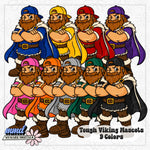 Tough Mascots | 22 Mascots Sets - 9 Colors PLUS BONUS Mascot | Google Drive Access |  Clipart | Aug26