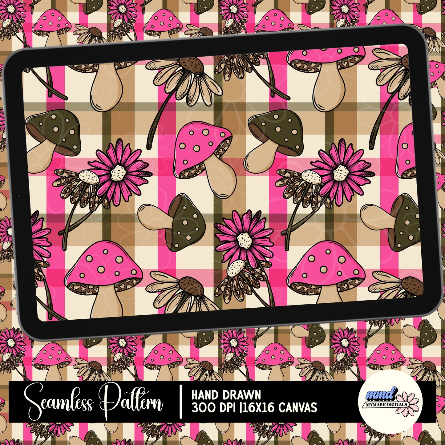 Spring Plaid Seamless | Repeating Pattern | February 26