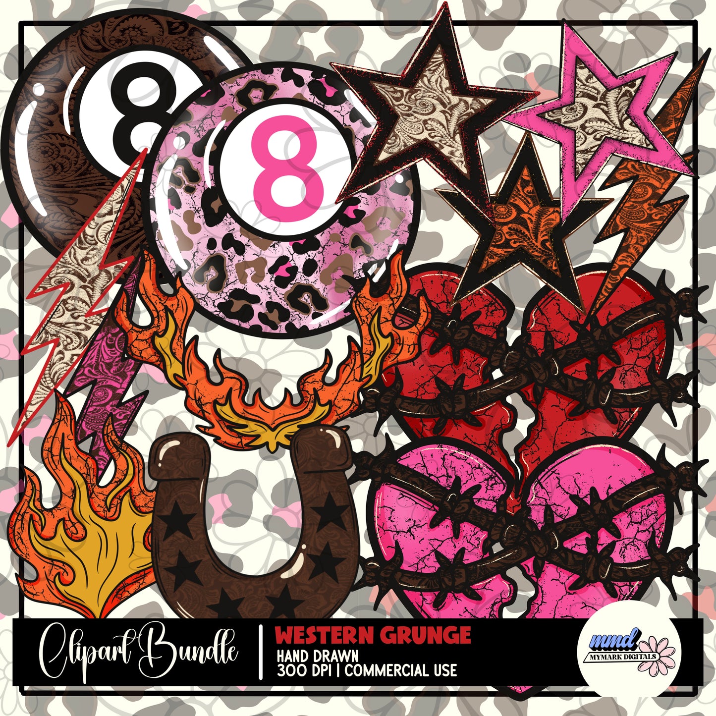 Western Grunge Clipart | JAN 26