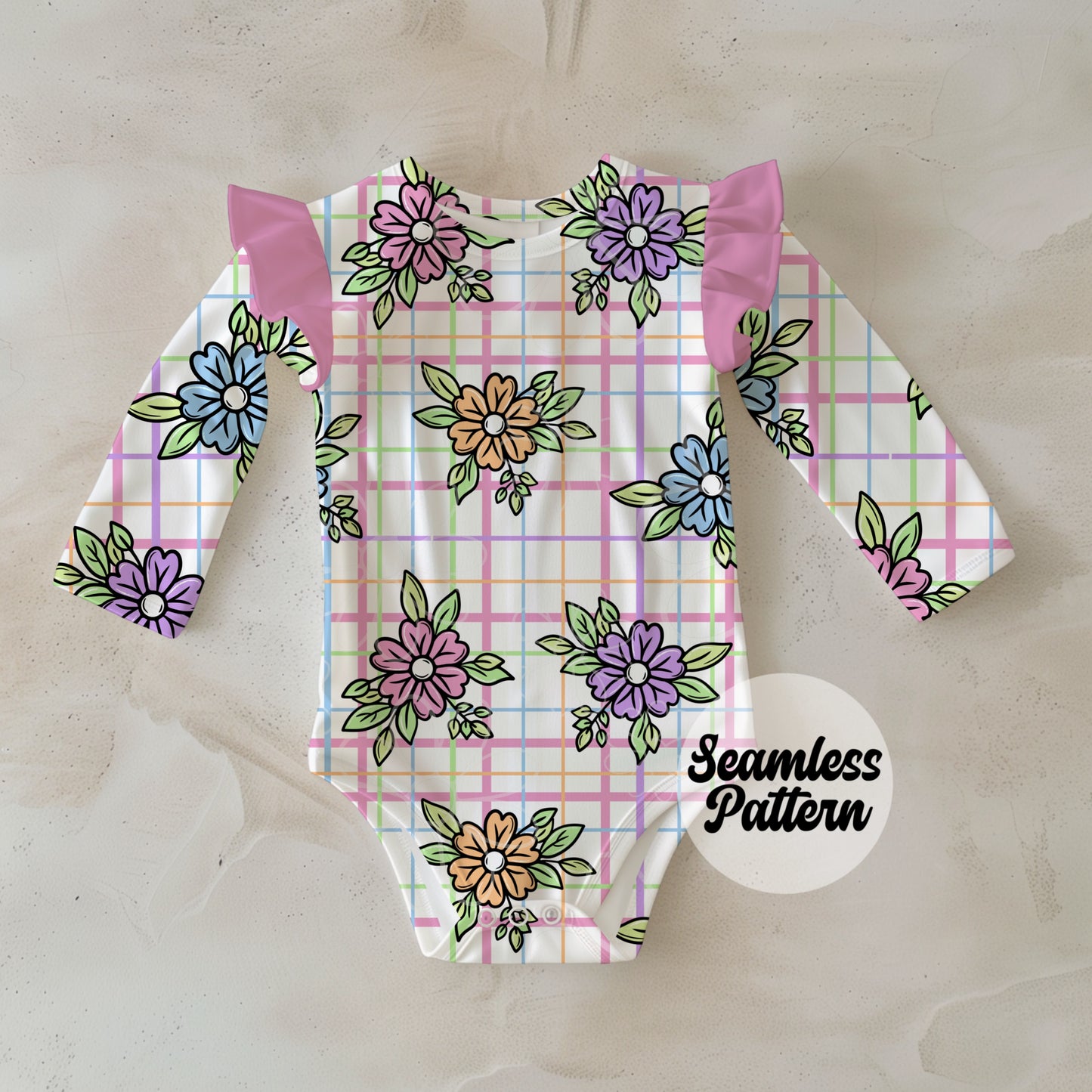 Colorful Floral Seamless | Repeating Pattern