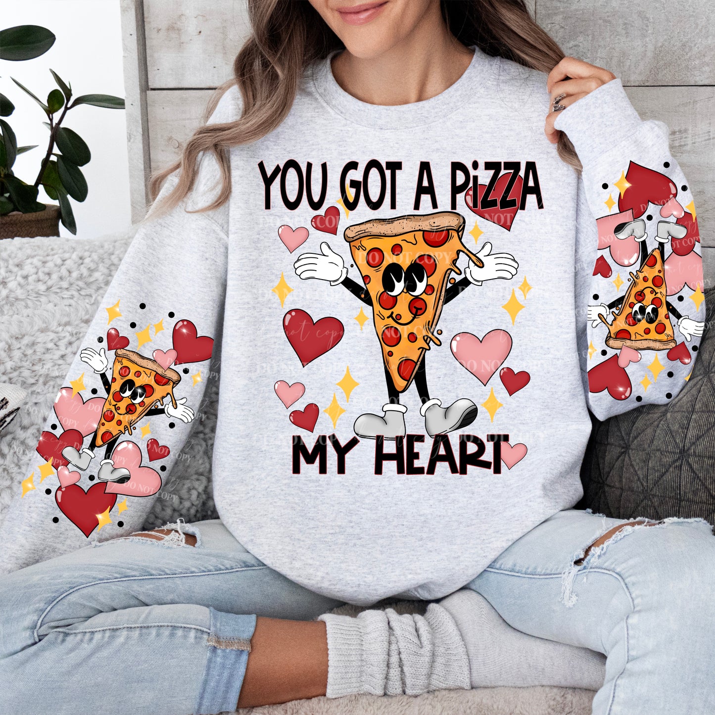 Pizza My Heart : Sleeve Combo : PNG