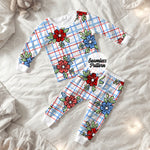 RWB Floral Seamless | Repeating Pattern