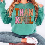 Thankful : Chunky Knit Texture : PNG