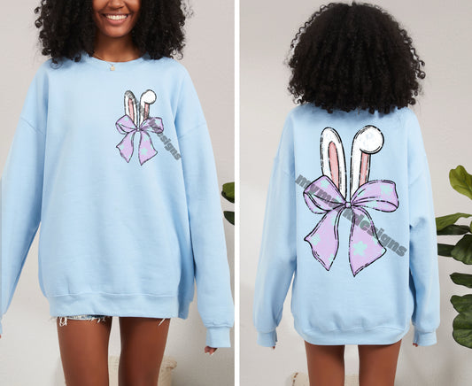 Sketchy Bunny Bow | Easter | March 2025