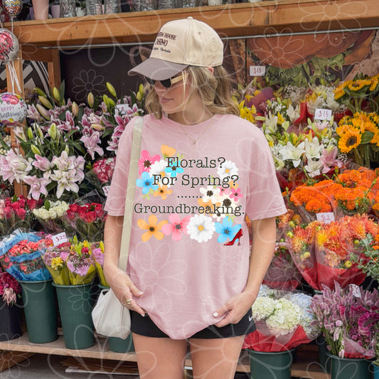 Florals? For Spring? Groundbreaking. | DWP
