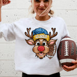 LAC : Christmas Reindeer : Plain & Faux Sequin Included : PNG