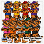 Tough Mascots | 22 Mascots Sets - 9 Colors PLUS BONUS Mascot | Google Drive Access |  Clipart | Aug26