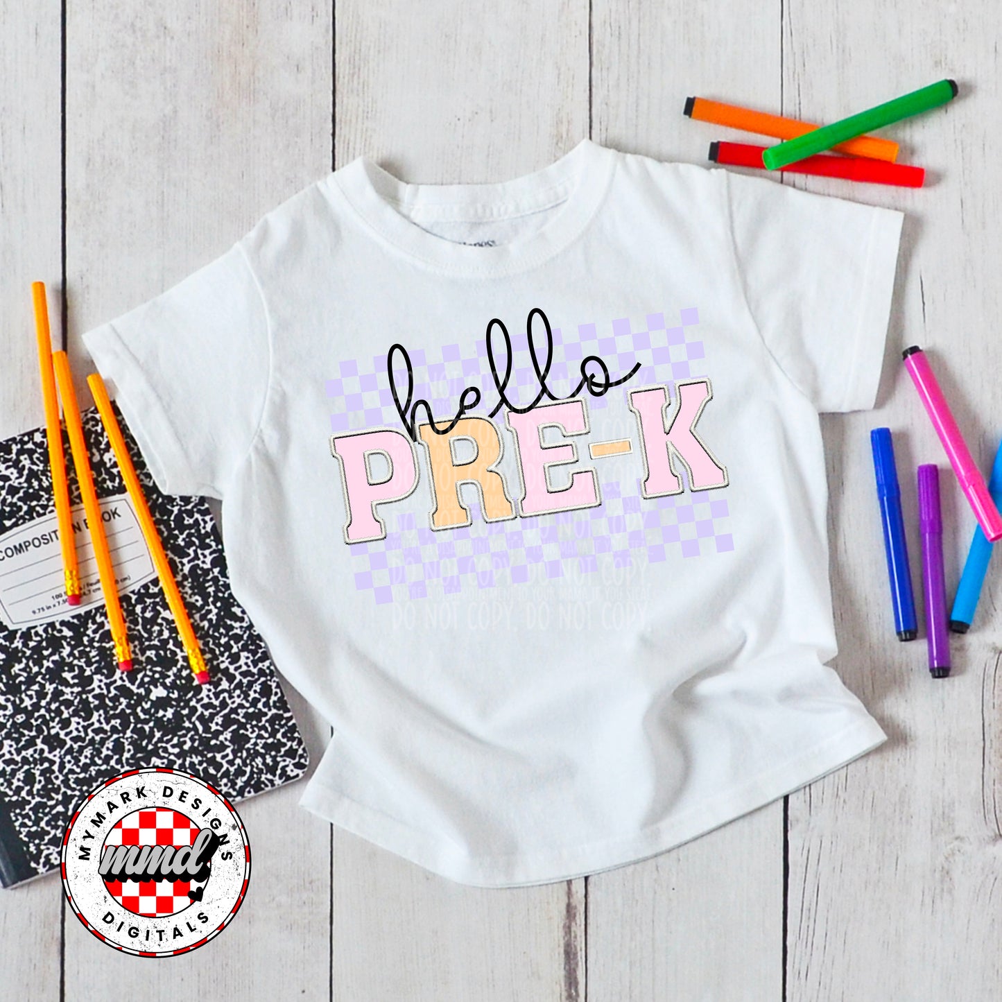 Pre-K : Both Colorways : PNG