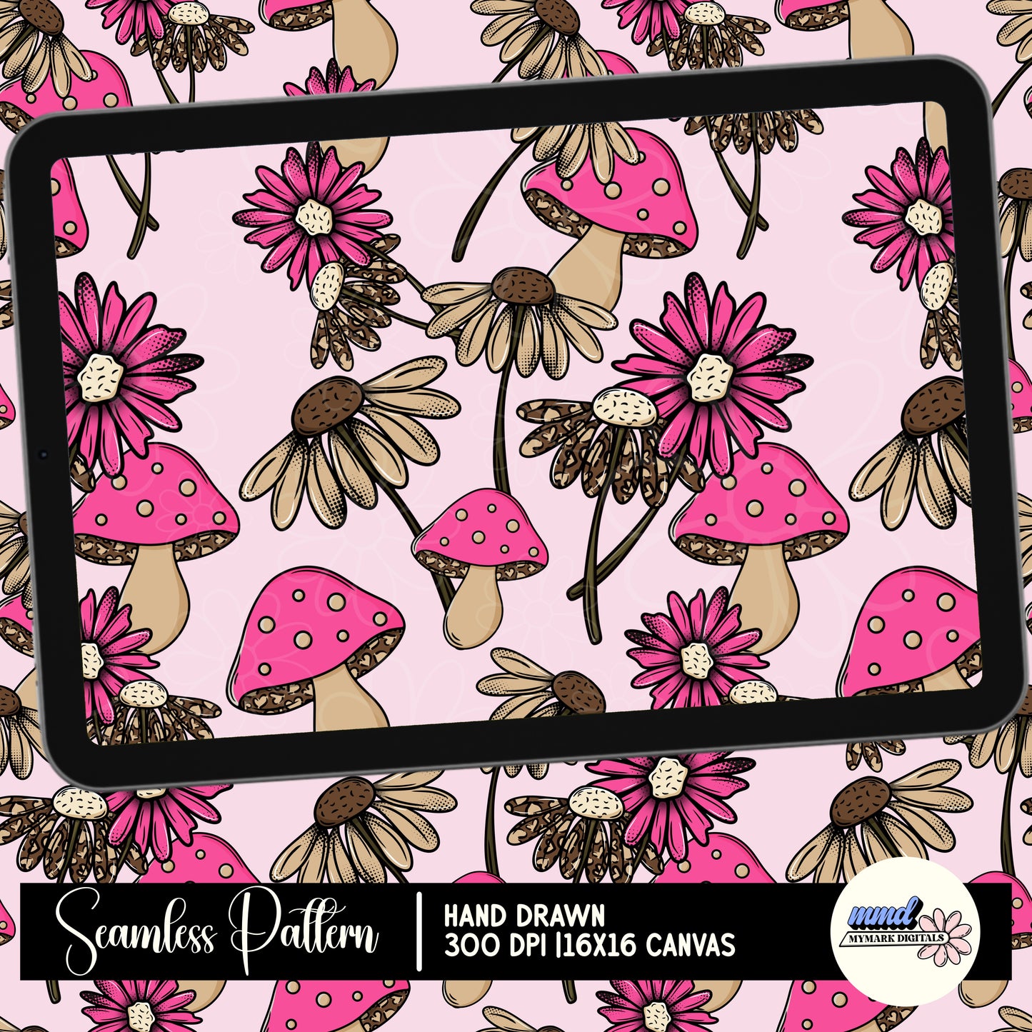 Spring Pink Seamless | Repeating Pattern | February 26