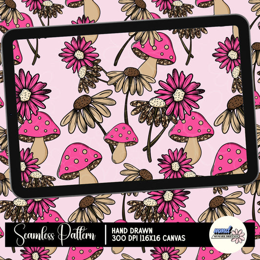 Spring Pink Seamless | Repeating Pattern | February 26