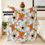 Happy Bear  Seamless | Repeating Pattern | FDD