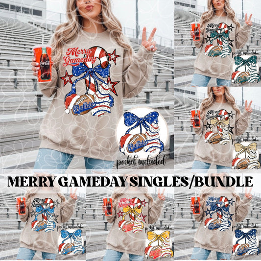 Merry Gameday | Pocket Included | Multiple Options | November 25'