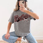 Retro Buffalo Hockey | PNG | Goat