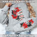 Winter Half Floral | Multiple Options | PNG