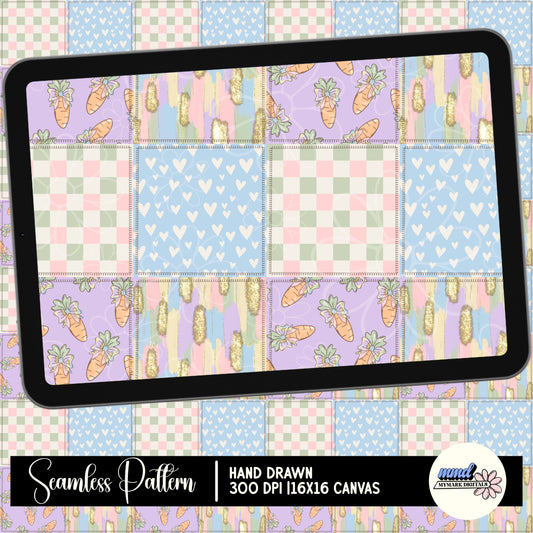 Easter Quilt Seamless | Repeating Pattern | February 26