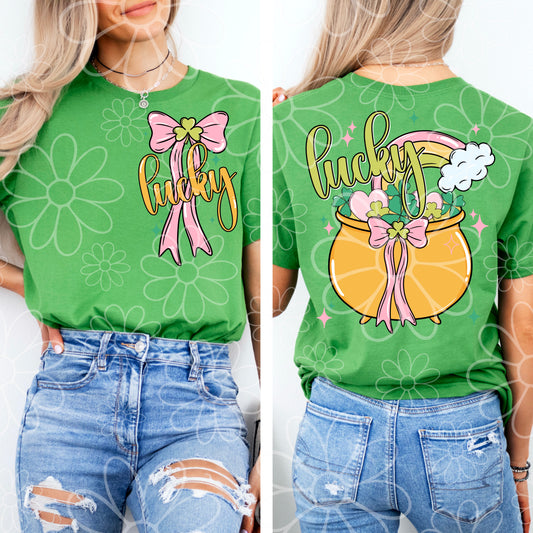 Lucky Pot of Gold | 2 PNGs w/ Pocket | January 2025