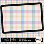 Pastel Plaid Seamless | Repeating Pattern | February 26