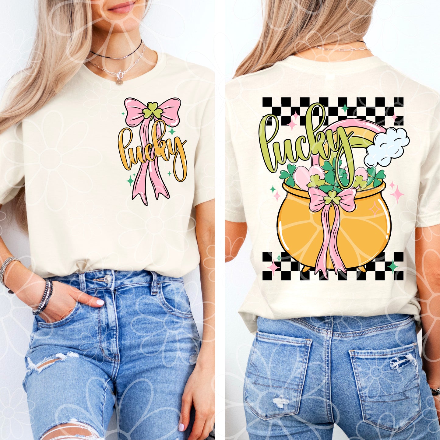 Lucky Pot of Gold | 2 PNGs w/ Pocket | January 2025