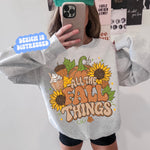 All The Fall Things | Sleeves | DISTRESSED VERSION INCLUDED | PNG