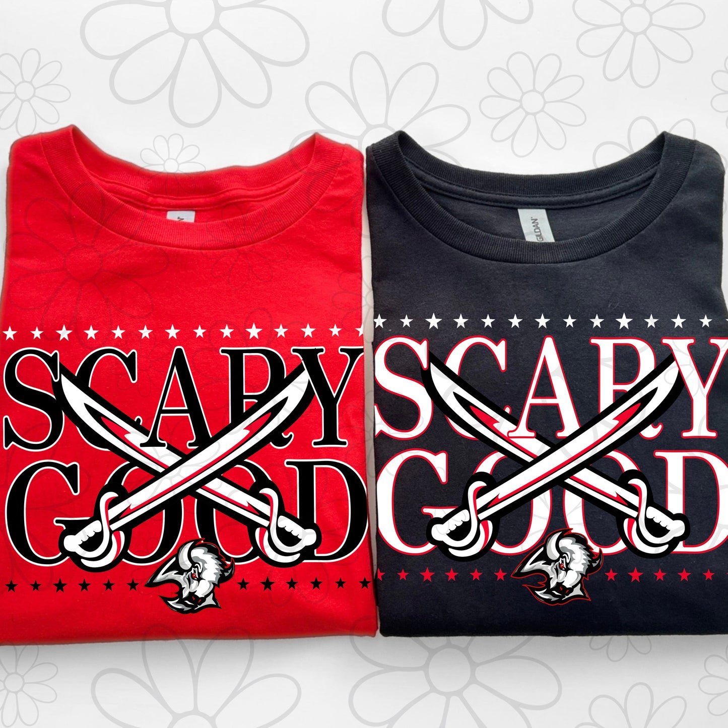 Scary Good Buffalo Hockey | PNG | multiple colorways