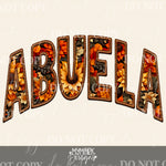 ABUELA | FALL FLORAL | Faux Embroidery : PNG