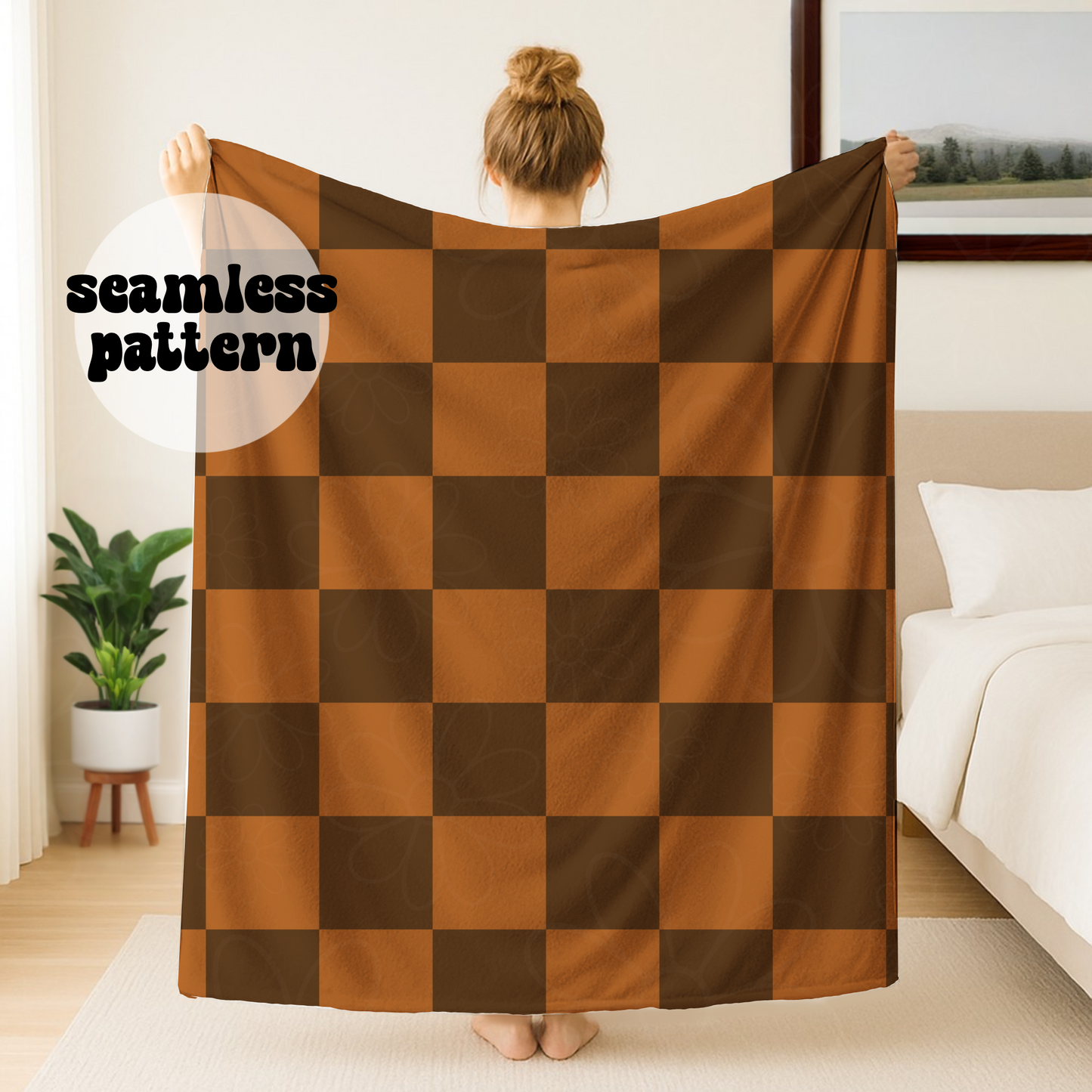 Fall Checker Print Seamless | Repeating Pattern  | July 2026