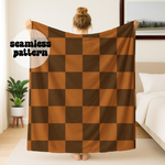Fall Checker Print Seamless | Repeating Pattern  | July 2026
