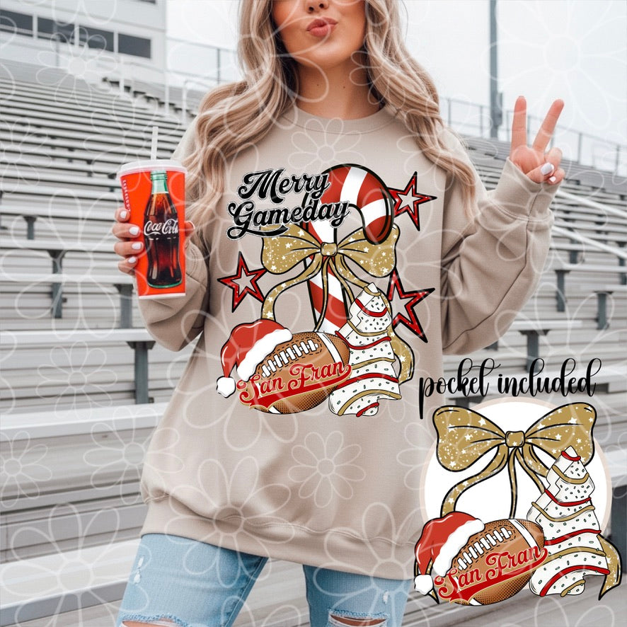 Merry Gameday | Pocket Included | Multiple Options | November 25'