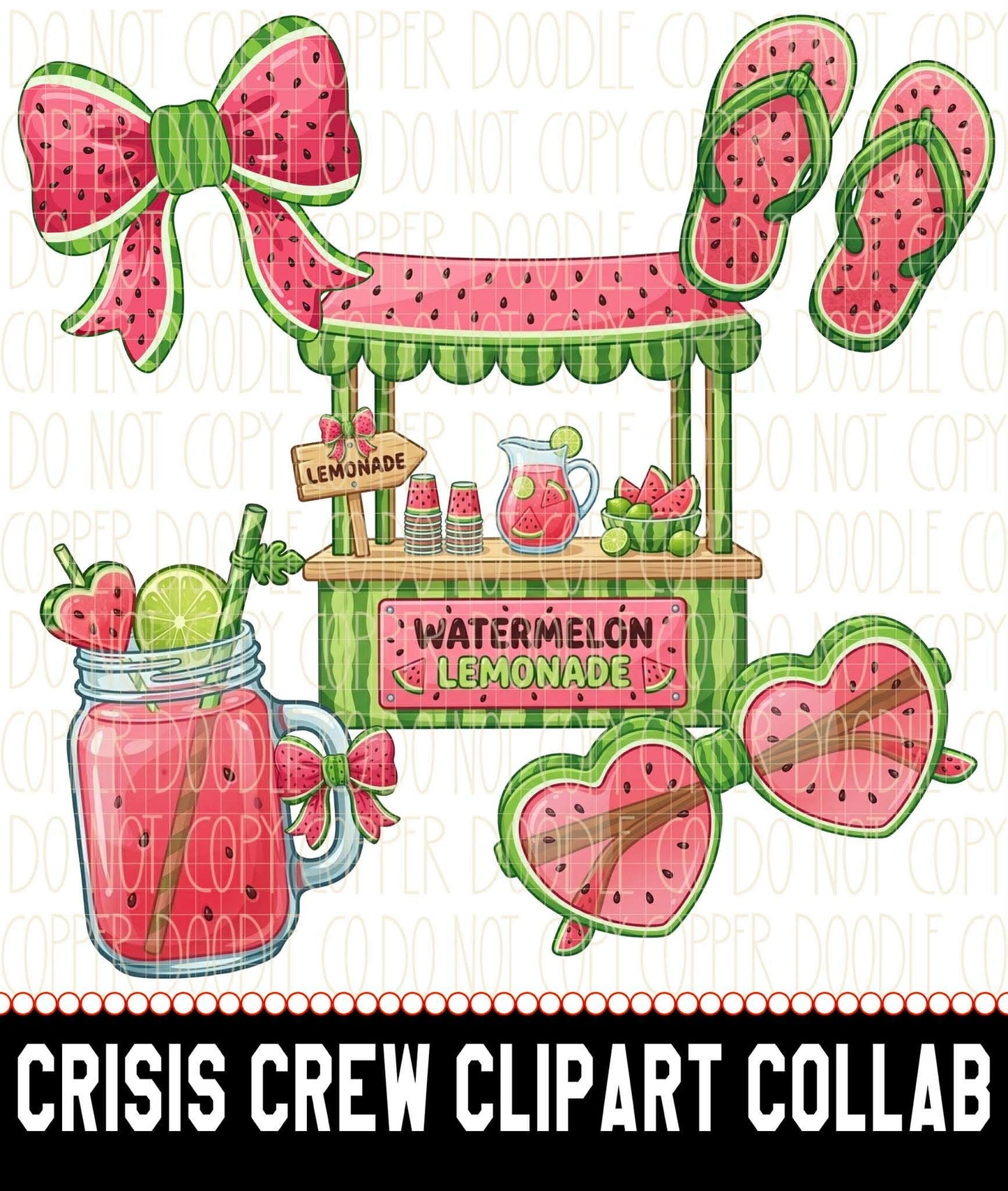 Crisis Crew Collab - SUMMER CLIPART Edition |  NBD x  MYMARK x Homewrecker  x RAAN x Copper Doodle (Copy)