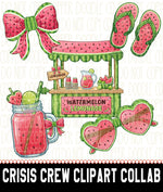 Crisis Crew Collab - SUMMER CLIPART Edition |  NBD x  MYMARK x Homewrecker  x RAAN x Copper Doodle (Copy)