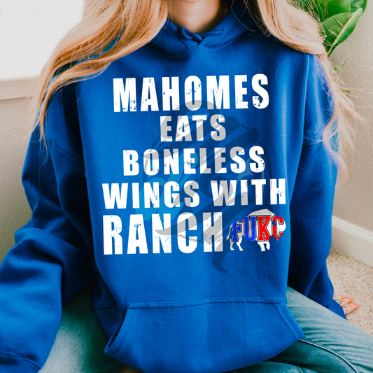 MAHOMES BONELESS WING AND RANCH | 2 Color PNGs included | Jan 2025