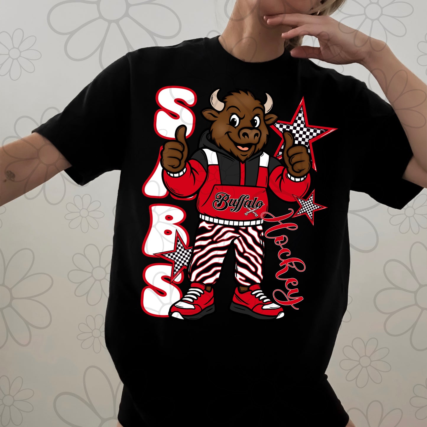 Sabs Retro Hockey Mascot | PNG |