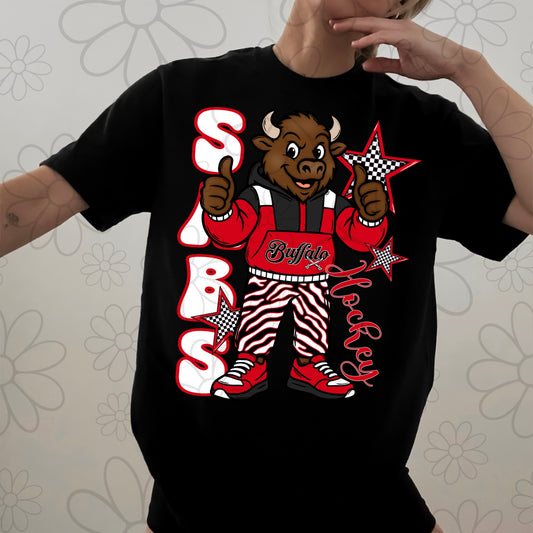Sabs Retro Hockey Mascot | PNG |