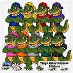 Tough Mascots | 22 Mascots Sets - 9 Colors PLUS BONUS Mascot | Google Drive Access |  Clipart | Aug26