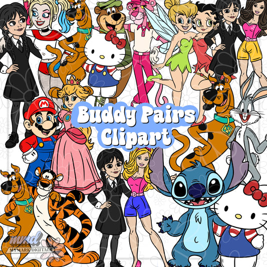 Buddy Pairs Clipart - FDD