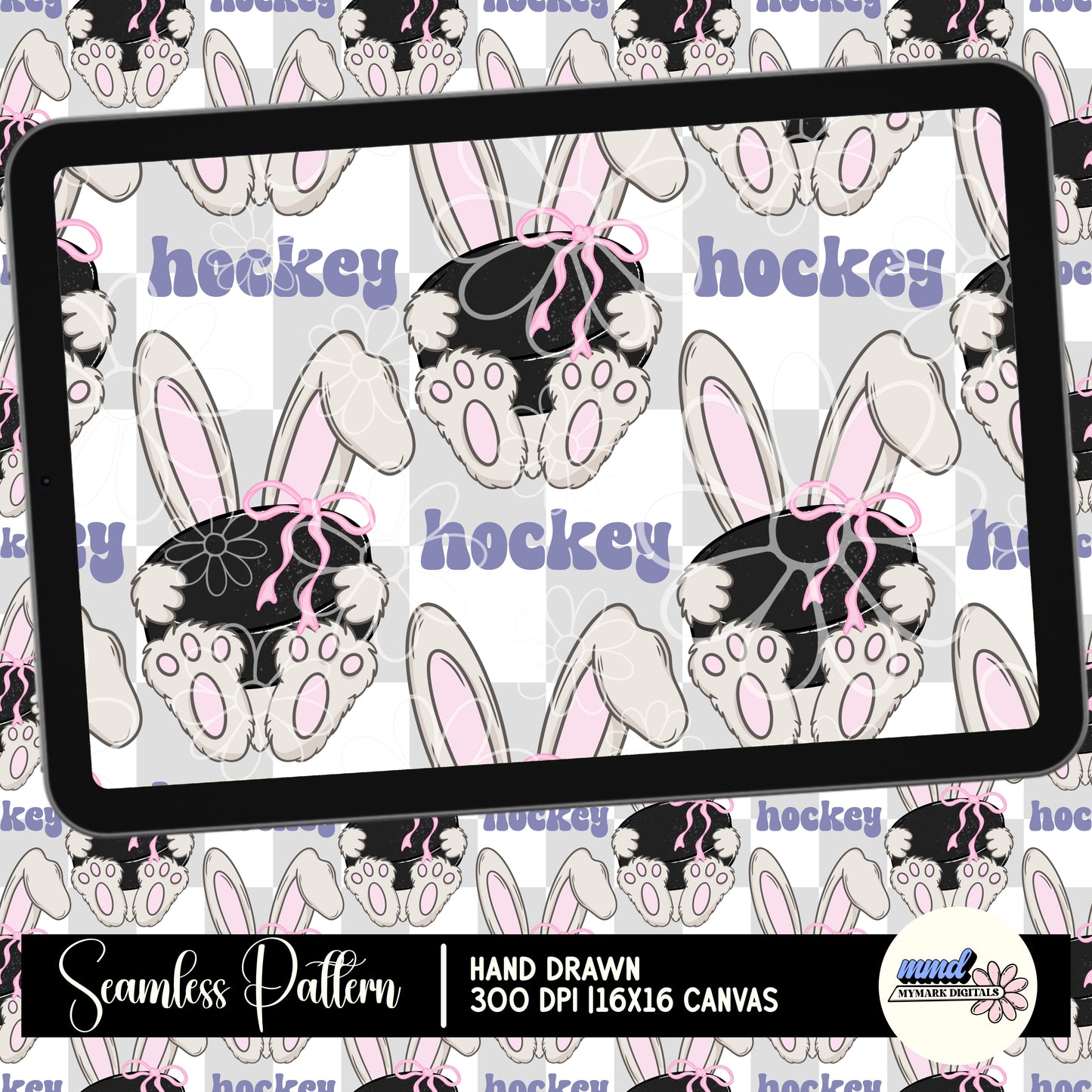 Sport Bunny Seamless | MULTIPLE SPORT OPTIONS | Repeating Pattern | FDD