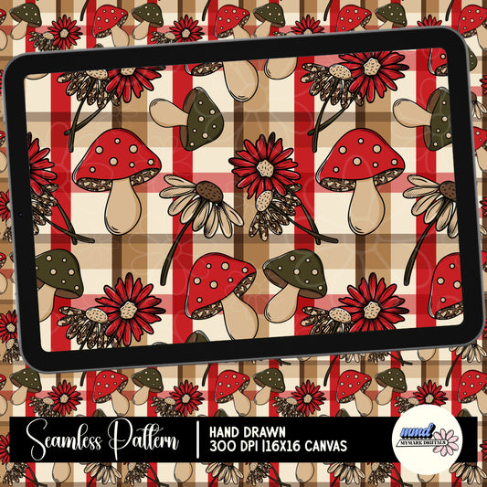 Woodlands Plaid Seamless | Repeating Pattern | February 26