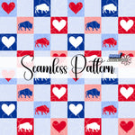 Buffalo Checker Valentine Seamless | 3 PNGS | Jan 26'