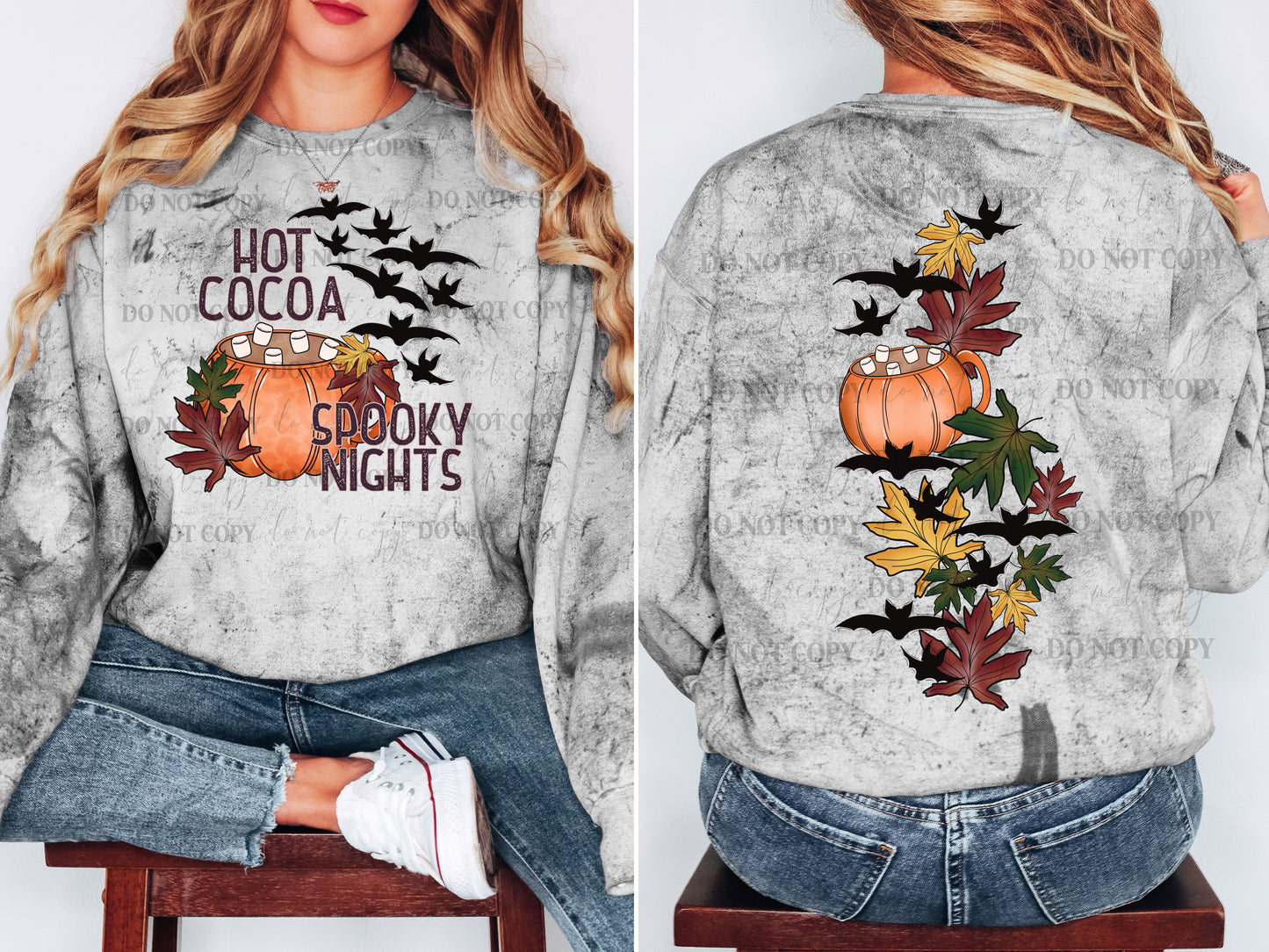 Hot Cocoa Spooky Nights (spine/sleeve included) : PNG