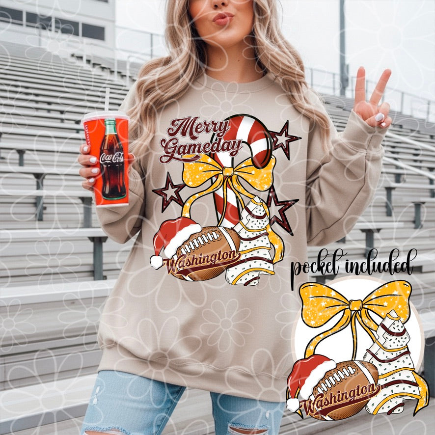 Merry Gameday | Pocket Included | Multiple Options | November 25'