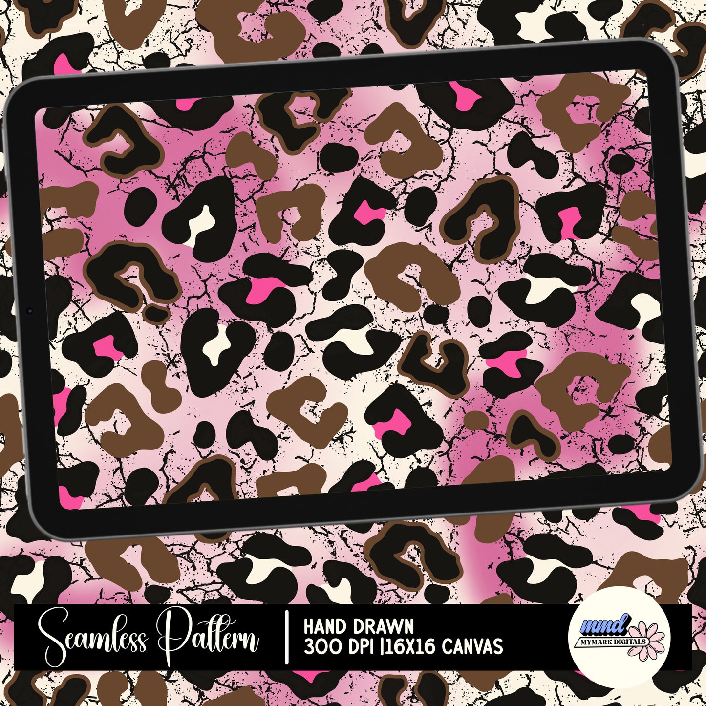 Pink Animal Print Seamless | Repeating Pattern | FDD