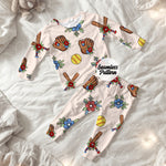 Softball Floral Seamless | Repeating Pattern