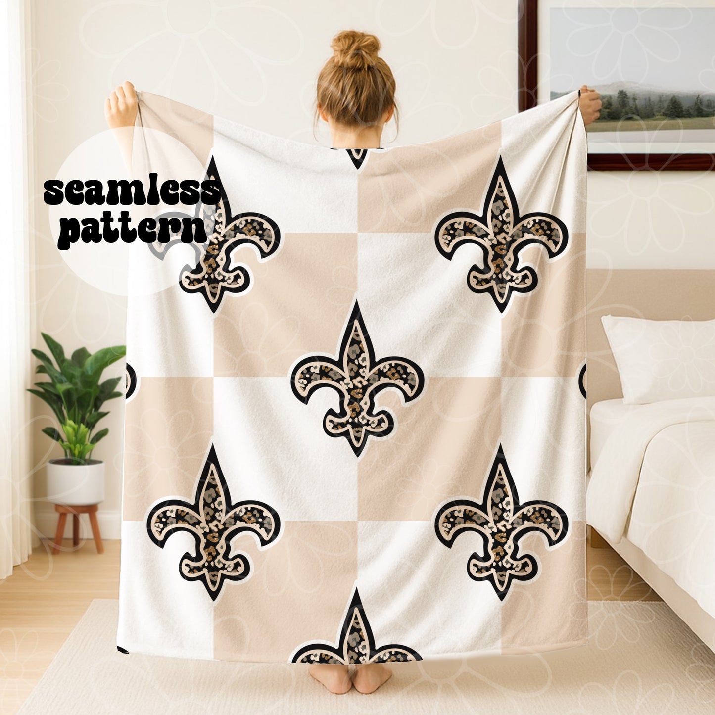 *MULTIPLE TEAMS/SINGLES/BUNDLE* Football Cheetah Checker Seamless | July 2026
